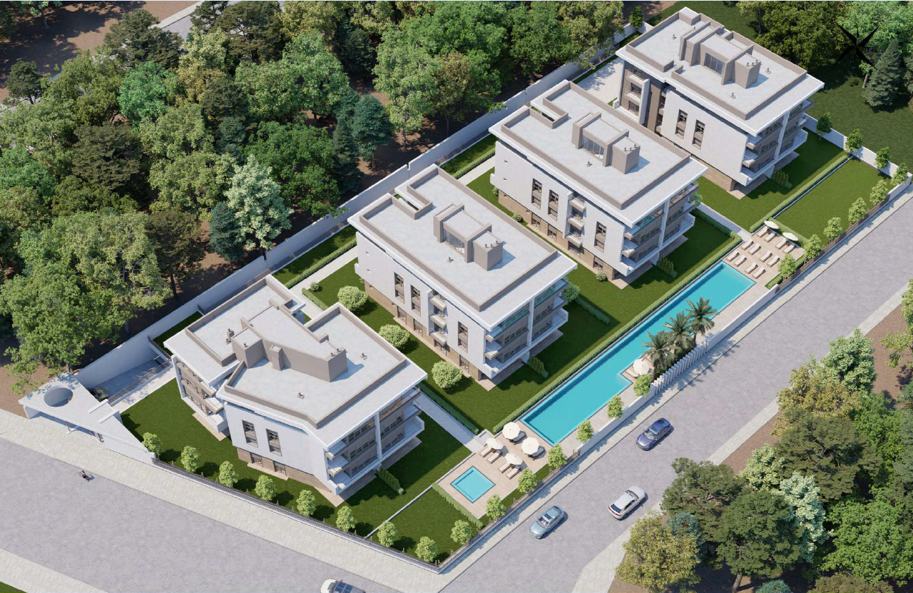 Konyaaltı, Antalya'da Vatandaşlık Uygun Lüks Daireler