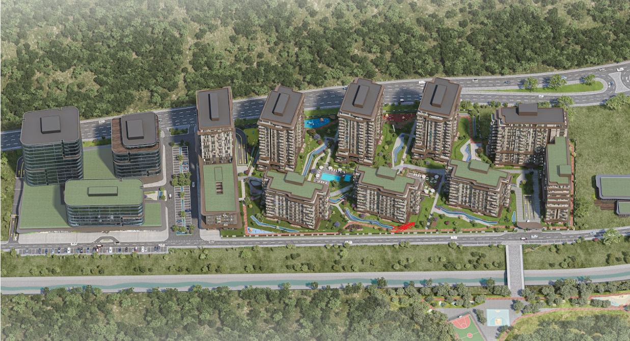 İstanbul Sarıyer'de Satılık Lüks Daireler – Orman ve Şehir Manzaraları