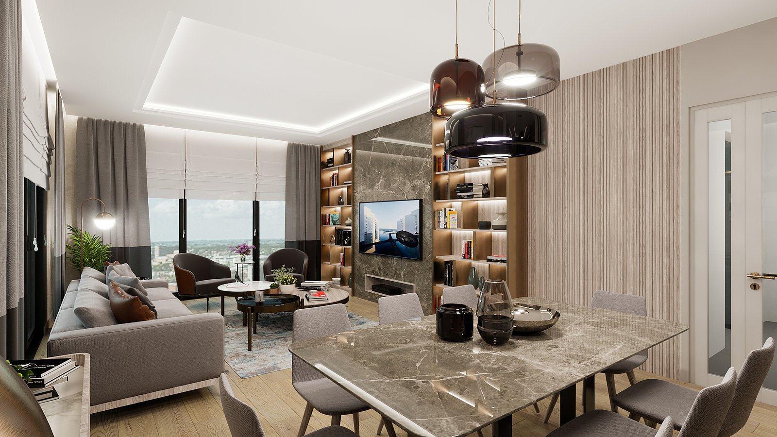 Bahçeşehir, İstanbul'da Satılık Premium Göl Manzaralı Daireler