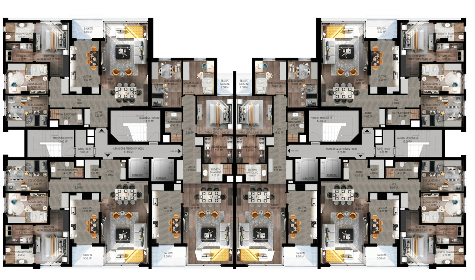 Luxury Apartments in Antalya Konyaaltı for Sale