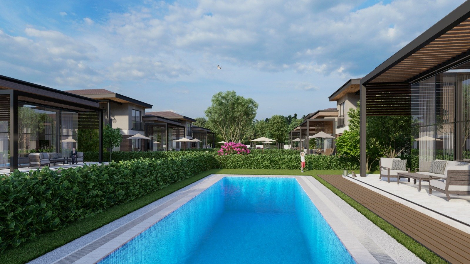 Роскошная вилла в Дошемальты, Анталия - Объект 1606
