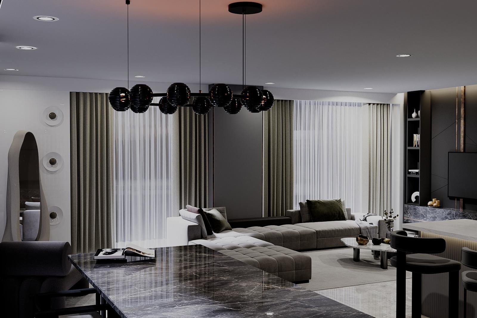 Lüks 6 Yatak Odalı Triplex Villa - Türk Vatandaşlığına Uygun Molla Yusuf
