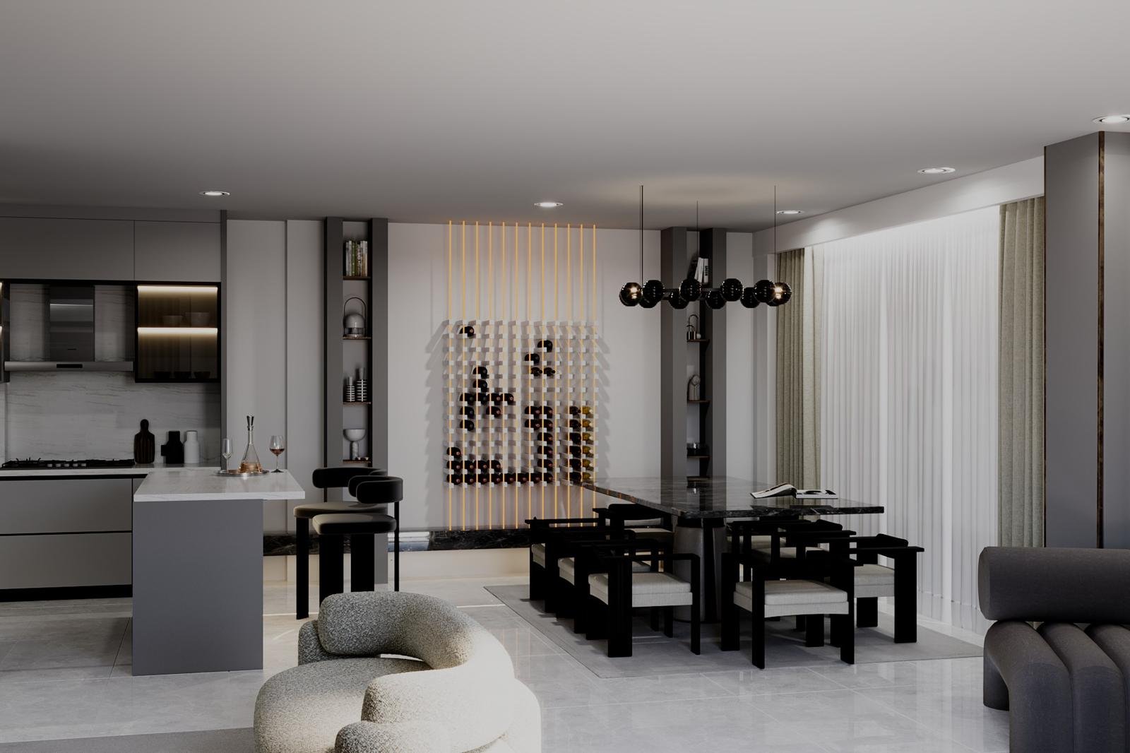 Lüks 6 Yatak Odalı Triplex Villa - Türk Vatandaşlığına Uygun Molla Yusuf