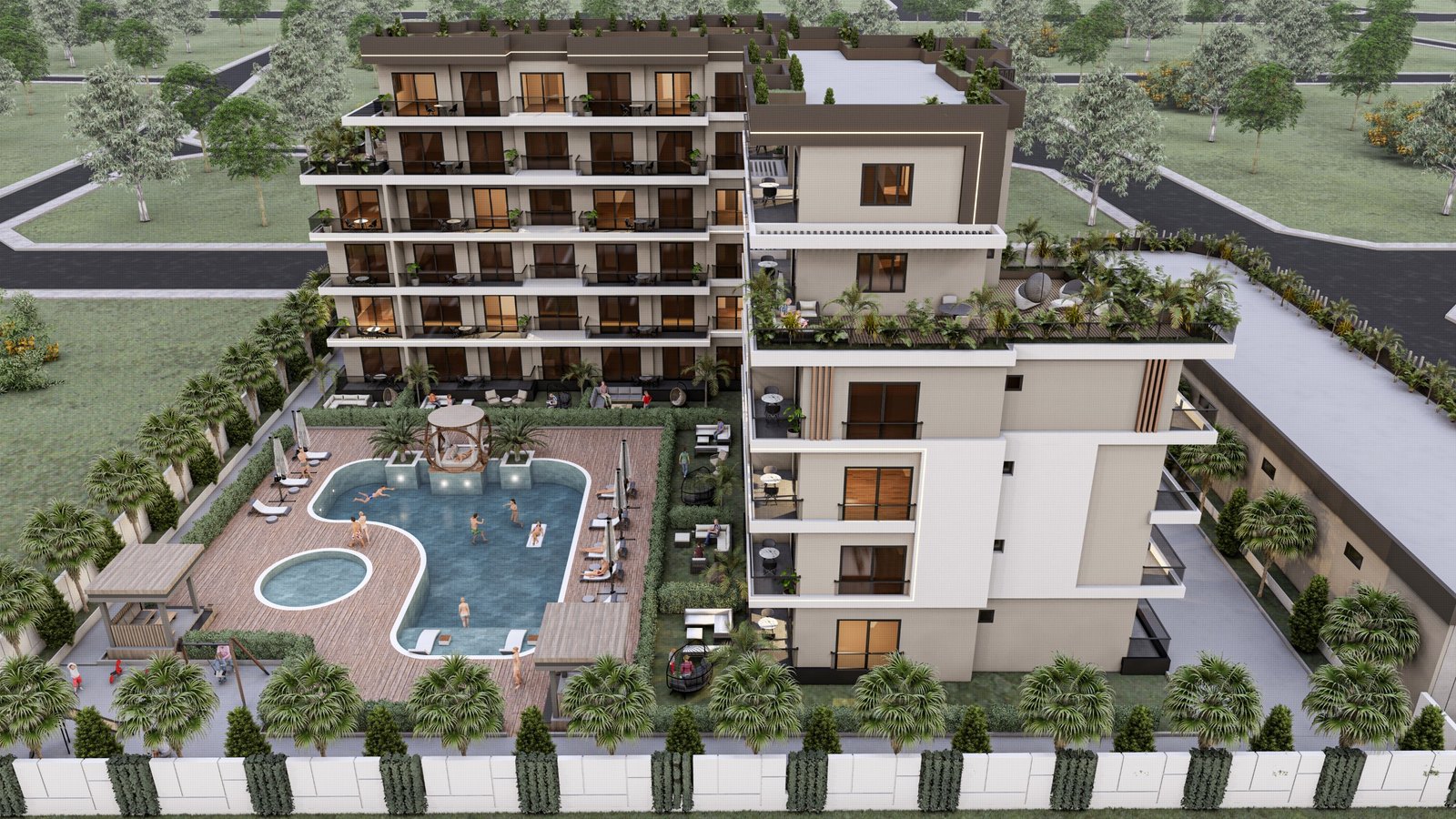 Premium Two-Bedroom Apartments for Sale in Antalya